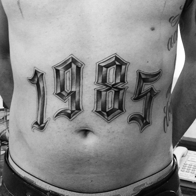 Tatuajes numeros